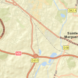 Sainte-Marguerite Street Map