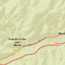 Sainte-Croix-aux-Mines Street Map
