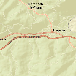 Lièpvre Street Map