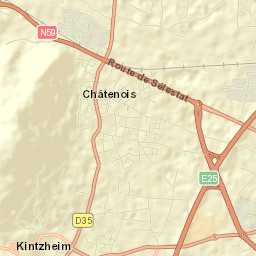 Châtenois Street Map