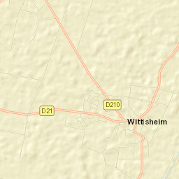 Wittisheim Street Map