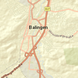 Balingen Street Map