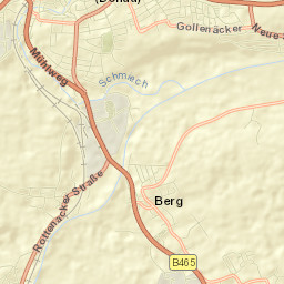 Ehingen Street Map