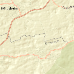 Hüttisheim Street Map