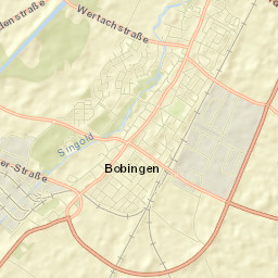 Bobingen Street Map