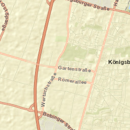 Königsbrunn Street Map
