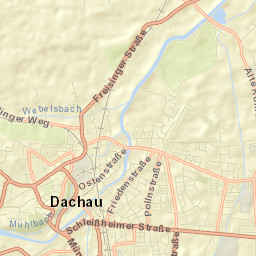 Dachau Street Map