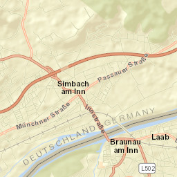 Simbach am Inn Street Map