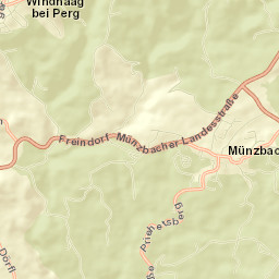 Politischer Bezirk Perg Street Map