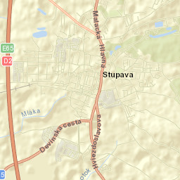 Stupava Street Map