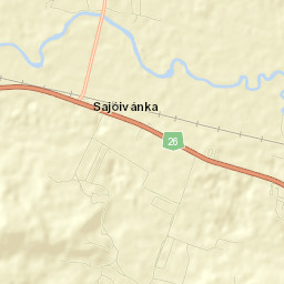 Kazincbarcikai Járás Street Map