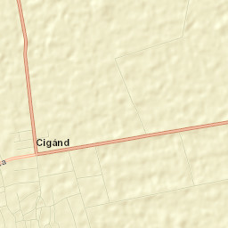 Cigánd Street Map