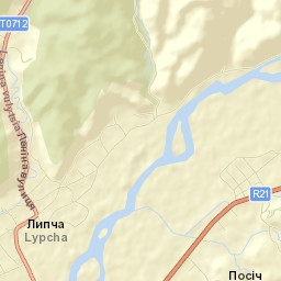 Lypcha Street Map