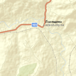Lazeshchyna Street Map
