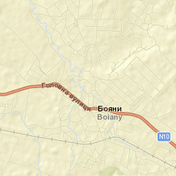 Boyany Street Map