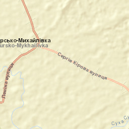 Surs’ko-Mykhaylivka Street Map