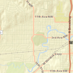 Minot Street Map