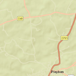 Département du Finistère Street Map