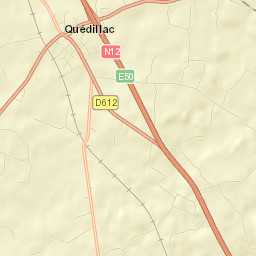 Quédillac Street Map