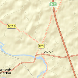 Beaumont-sur-Sarthe Street Map