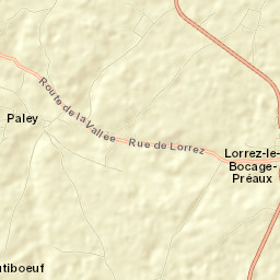 Lorrez-le-Bocage-Préaux Street Map