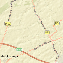 Département de l'Aube Street Map