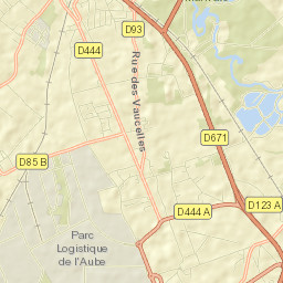 Buchères Street Map