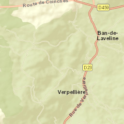 Ban-de-Laveline Street Map