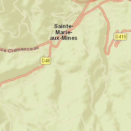 Sainte-Marie-aux-Mines Street Map