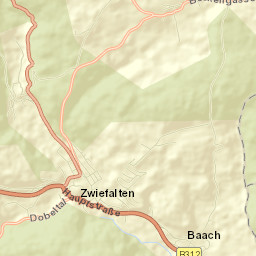 Zwiefalten Street Map