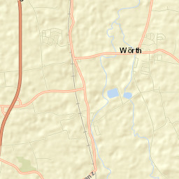 Wörth Street Map