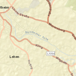 Altheim Street Map