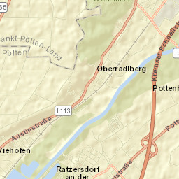 Ratzersdorf an der Traisen Street Map