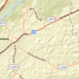 Pottenbrunn Street Map