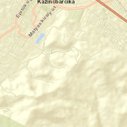 Kazincbarcika Street Map
