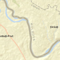 Comuna Rãdãuţi-Prut Street Map