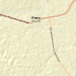 Rivne Street Map