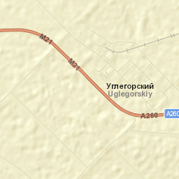 Uglegorskiy Street Map