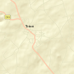 Trévé Street Map
