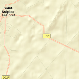 Saint-Sulpice-la-Forêt Street Map