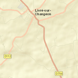 Livré-sur-Changeon Street Map