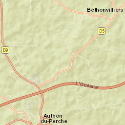 Authon-du-Perche Street Map