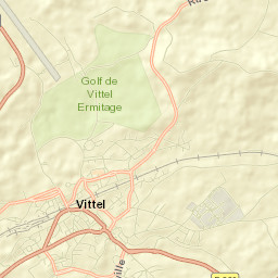 Vittel Street Map