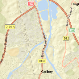 Dogneville Street Map