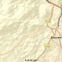 Bruyères Street Map