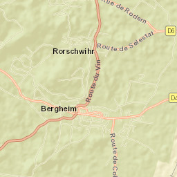 Bergheim Street Map