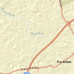 Pastetten Street Map
