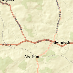 Mehrnbach Street Map
