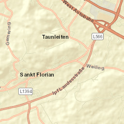 Sankt Florian Street Map