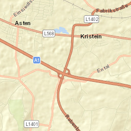 Asten Street Map